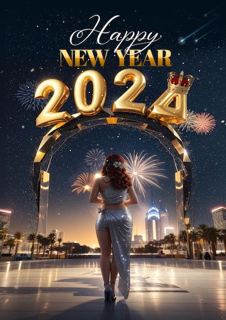 Psd 2024 new year celebration party flye... | Premium Psd #Freepik #psd #new-year #new-year-background #new-year-2024 #new-year-2024-template Happy New Year 2024 Movie, Happy New Year 2024 Video Hd, Happy New Year 2024 Video Editing, Happy New Year 2024 Images Video, Ucapan Happy New Year, New Year 2024 Video, Happy New Years 2024, Happy New Year 2024 Background, Happy New Year 2024 Video