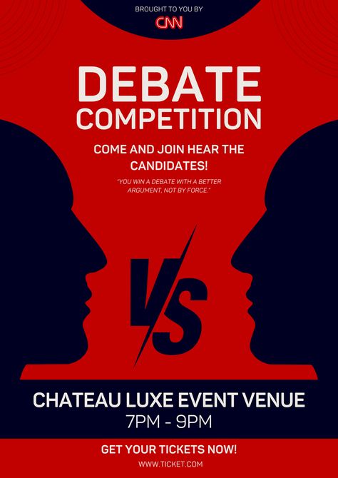 Debate Poster Design Ideas, Debate Competition Poster Design, Competition Poster Design Ideas, Debate Competition Poster, Debate Poster Design, Event Poster Design Ideas Creative, Debate Poster, School Event Poster, English Debate