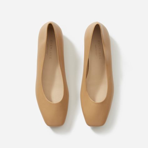 Women’s Square Toe Flat | Everlane Nude Flats, Best Flats, Flats Sandals, Beauty And Lifestyle, Flat Sneakers, Perfect Shoes, Ballet Flat, Best Fashion, Fashion Essentials