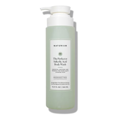 NATURIUM The Perfector Salicylic Acid Body Wash | Space NK Body Wash Naturium, Naturium Salicylic Acid Body Wash, Salicylic Body Wash, Naturium Body Washes, Naturium Skincare, Salicylic Acid Body Wash, Get Rid Of Body Acne, Product Wishlist, Exfoliating Body Wash