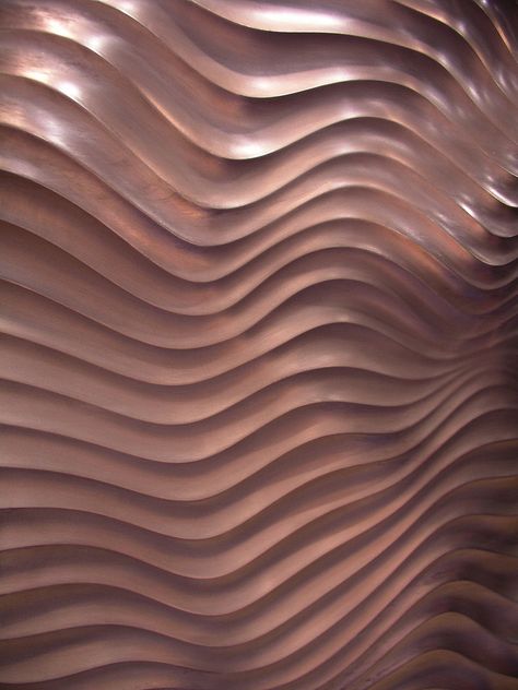 Rippling water texture   #cnc #cnctextures  http://cnc.gallery/ Architectural Wall, Rose Gold Aesthetic, Beach Pattern, Tiles Texture, Materials And Textures, Colour Board, Surface Textures, Wall Patterns, Wall Treatments