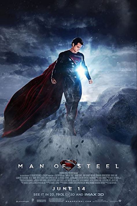 Man Of Steel Poster, Movie Banner, Man Of Steel 2013, Ayelet Zurer, Superman Poster, Jon Peters, Superman Movie, Superman Henry Cavill, Film Man