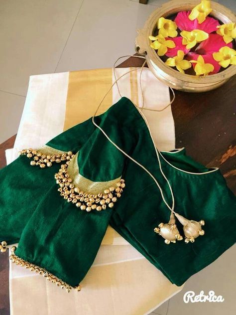 Ethnic Lehenga, Green Blouse Designs, Wedding Saree Blouse, Wedding Saree Blouse Designs, Fashionable Saree Blouse Designs, Sari Blouse Designs, Blouse Designs Indian, Simple Blouse Designs, Blouse Designs Silk