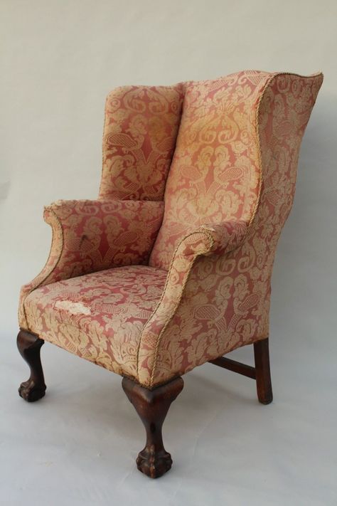 Rams Head, Antique Wicker, Wingback Armchair, Victorian Period, Wicker Chairs, Antique Chairs, George Iii, The Secret History, Wingback Chair