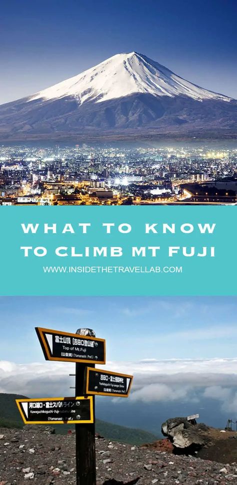 How to climb Mt Fuji in one day from Tokyo. Hike your way to this iconic summit and fulfil your Japan bucket list of adventure. Mount Fuji Japan, Japan Travel Destinations, Day Trips From Tokyo, Japan Bucket List, International Vacation, Monte Fuji, Japan 2023, Japan Guide, Tokyo Japan Travel