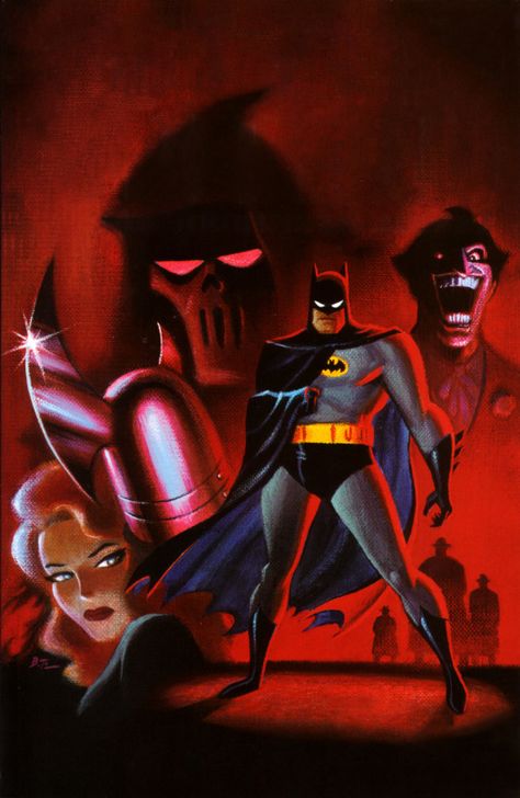 Darwyn Cooke & Bruce Timm Batman Mask Of The Phantasm, Mask Of The Phantasm, Batman Animated, Batman Mask, Rogues Gallery, Batman Poster, Univers Dc, Batman Artwork, Bruce Timm