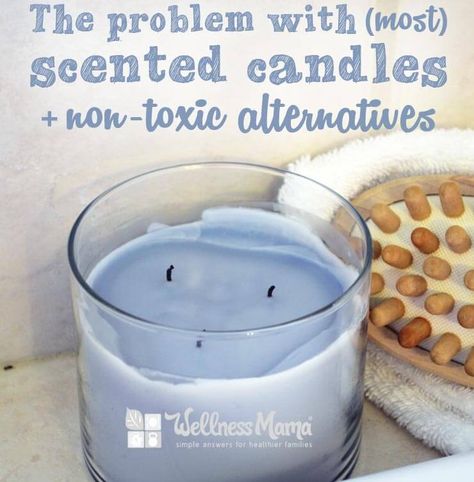 Why I Don’t Use Scented Candles Candle Alternatives, Diy Candle Sticks, Wellness Mama, Candle Making Business, Healthy Families, Natural Home, Back To Nature, Beeswax Candles, Natural Living