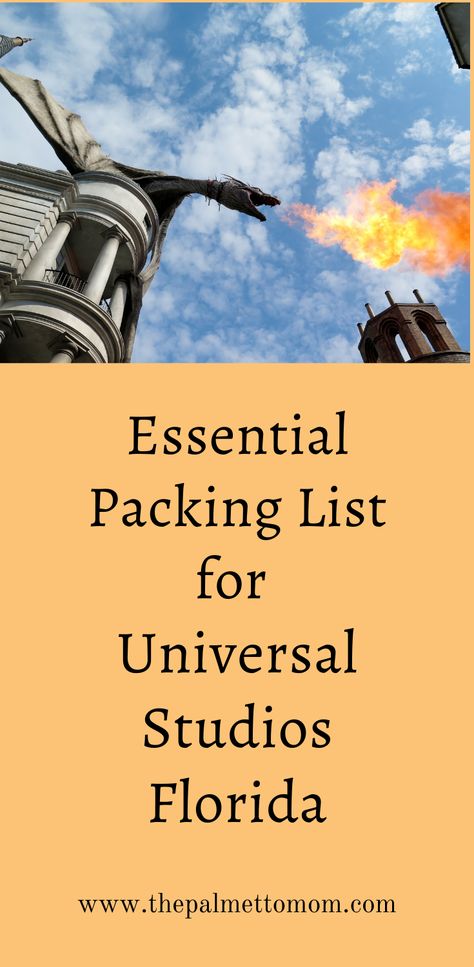 Heading to Universal in Orlando soon? Check out this list of great packing suggestions before you go! Travel Capsule Wardrobe Universal Packing List, Packing List For Universal Studios, Universal Packing Checklist, Packing List Universal Orlando, Universal Orlando Packing List, Packing For Universal Studios Orlando, Universal Studios Orlando Packing List, Universal Packing List, What To Pack For Universal Orlando