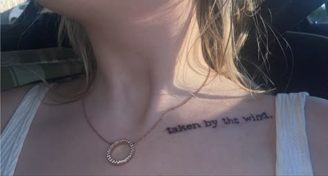 tattoo fleetwood mac wind stevie nicks ink rhiannon Taken By The Wind Tattoo, The Chain Tattoo Fleetwood Mac, Dust In The Wind Tattoo, Gold Dust Woman Tattoo, Stevie Nicks Tattoo, Fleetwood Mac Tattoo, Mac Tattoo, Wind Tattoo, Tattoo Ideas Quotes