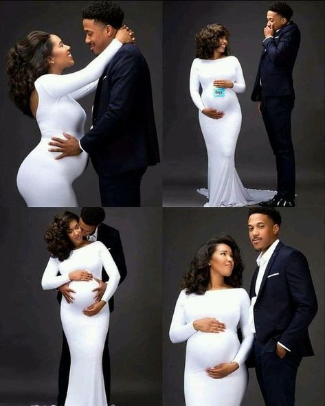 50 Cute Maternity Photo Ideas to Try in 2019 Baby Shower Shoot, Shower Shoot, White Long Dress, Pregnancy Photos Couples, White Maternity Dresses, Maternity Photoshoot Outfits, Couple Pregnancy Photoshoot, Maternity Photography Couples, Maternity Photoshoot Poses