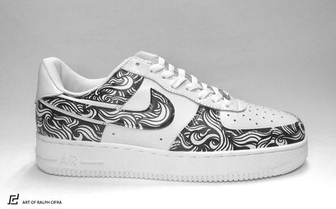 NIKE AIR FORCE 1 CUSTOM DESIGN Custom Sneakers Diy, Nike Air Force 1 Custom, Custom Painted Shoes, Custom Shoes Diy, Nike Shoes Air Force, Nike Shoes Girls, Custom Nike Shoes, Air Force 1 Custom, Personalized Shoes