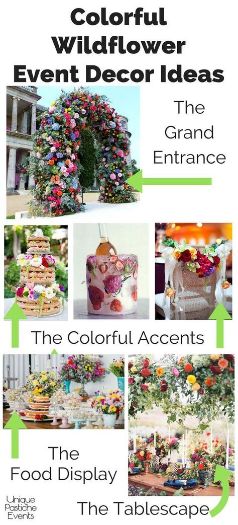 Colorful Wildflower Party Ideas  #partyideas #partydecor #partytheme #party #  #adultparty #cocktails #dressup  #weddingideas  #tablescape #summertabledecor #summertablescape #floral Wildflower Tablescape, Wild Flower Party, Flower Party Decor, Wildflower Party, Summer Table Decorations, Party Decor Ideas, Event Planning Quotes, Event Planning Checklist, Fairy Garden Party