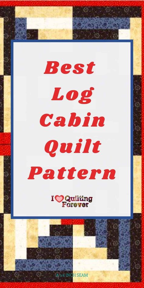 Log Cabin Squares, Bohemian Quilt Pattern Free, Two Color Log Cabin Quilts, Log Cabin Patchwork Free Pattern, Log Cabin Quilt Patterns Layout, Easy Log Cabin Quilt Pattern, Half Log Cabin Quilt Pattern Layout, Log Cabin Layouts, Quarter Log Cabin Quilt Pattern Free