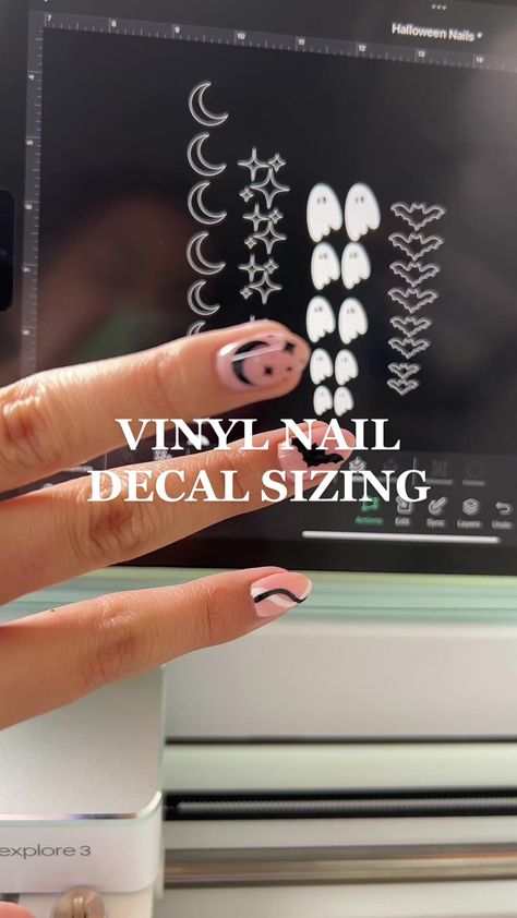 Diy Nail Stickers Cricut, Cricut Nail Decals Diy Christmas, Vinyl Nail Decals Cricut, Nail Decals Cricut, Cricut Nail Art, Cricut Nail Decals Diy, Vinyl Nail Art, Cricut Nails, Diy Nails Stickers