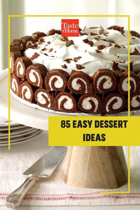 Auction Cake Ideas, Easy Desserts For A Dinner Party, Easy Fancy Desserts Beautiful, Auction Dessert Ideas, Elegant Easy Desserts, Easy Fabulous Desserts, Easy Showstopper Desserts, Easy Dessert For 4 People, Taste Of Home Desserts