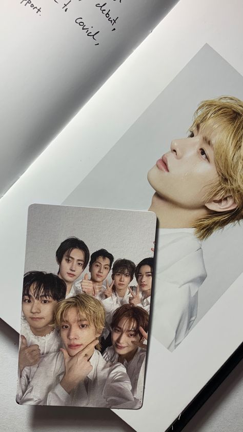 Enhypen Ot7 Photocard, Kpop Photocards Decoration, Enhypen Photocard Aesthetic, Engene Core, Enhypen Photocard, Photocard Aesthetic, Pc Photo, Ig Bio, Kpop Collection