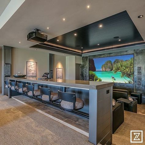 Home Cinema Room Ideas, Home Theatre Room Ideas, Basement Theater, Simulator Room, Home Golf Simulator, Golf Simulator Room, Golf Room, Home Theater Room Design, Theater Room Design