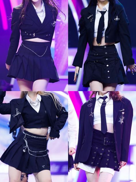 Kpop Suit Stage Outfit, Dance Outfits Kpop Stage, Pop Star Outfit Ideas, Korean Idol Outfit Stage, Kpop Stage Outfits Ideas, Squad Outfits, Kpop Concert Outfit, Pop Outfits, Movie Inspired Outfits