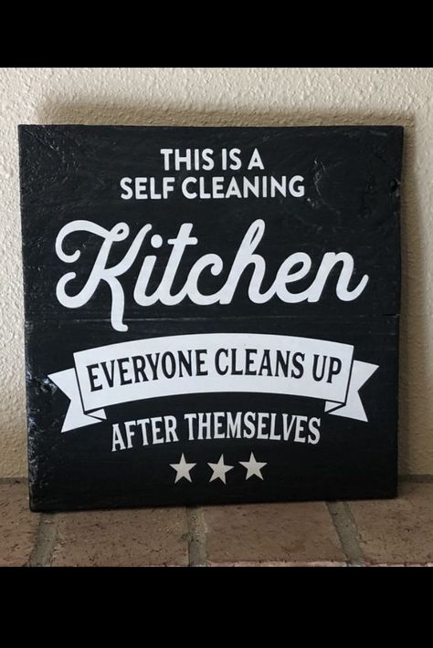 Clean As You Go Signage, Slogan About Cleaning And Sanitizing, Cleanliness Quotes, Breakroom Ideas, Employee Lounge, Kitchen Rules Sign, Workout Challenges, Plate Painting, Cleaning Quotes