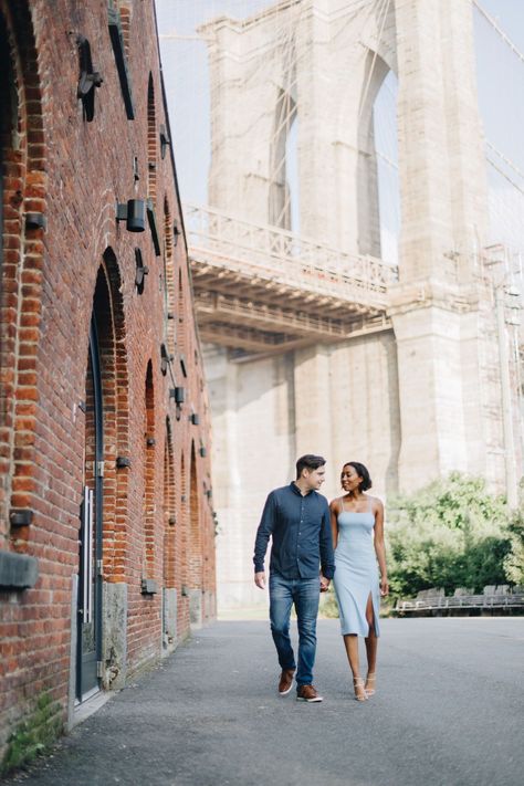 Dumbo Engagement Photos, Brooklyn Bridge Engagement Photos, Engagement Photos Nyc, Dumbo Brooklyn, City Engagement Photos, Brooklyn Bridge Park, Engagement Photo Ideas, Couples Engagement Photos, Engaged Couple