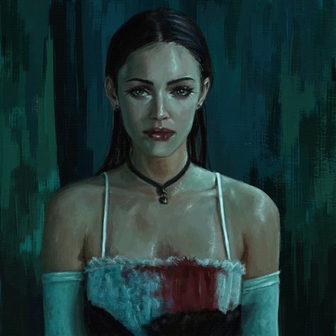 Jennifer’s Body Painting, Jennifers Body Fan Art, Jennifer X Needy Art, Jennifer Check Drawing, Jennifers Body Drawings, Jennifer’s Body Fan Art, Jennifer Check Fanart, Jennifer’s Body Drawing, Jennifers Body Fanart