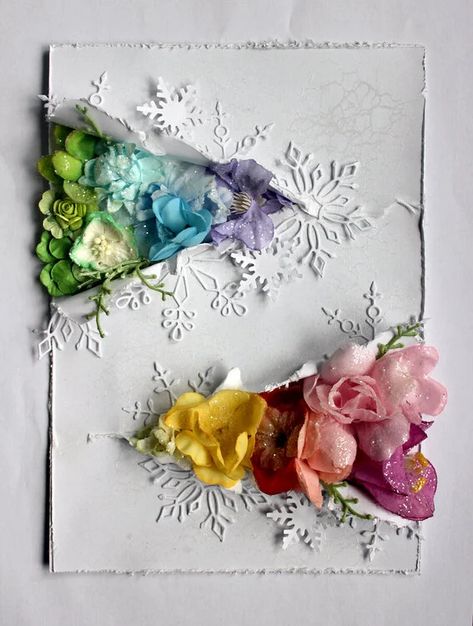 Artist Trading Card, Canvas For Beginners, Shabby Chic Cards, Mixed Media Crafts, Soyut Sanat Tabloları, Handmade Greetings, Floral Cards, Creative Cards, Paper Craft Projects