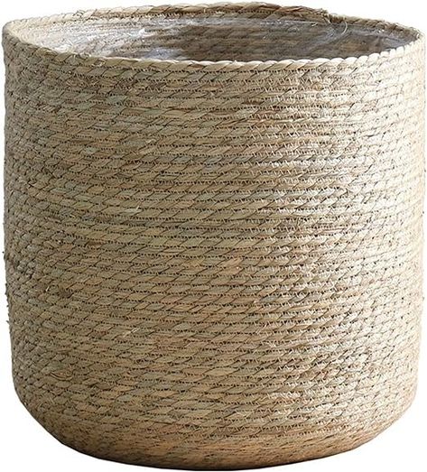 Amazon.com: Flower Pots Cover Storage Basket Plant Containers Hand Woven Basket Planter With Plastic Liners For Outdoor Garden Large Capacity Planter Indoor Plant Container : Patio, Lawn & Garden Basket Planters Indoor, Container Patio, Grocery Basket, Basket Plant, Plant Containers, Planter Indoor, Basket Planters, Plastic Coating, Planter Pots Outdoor