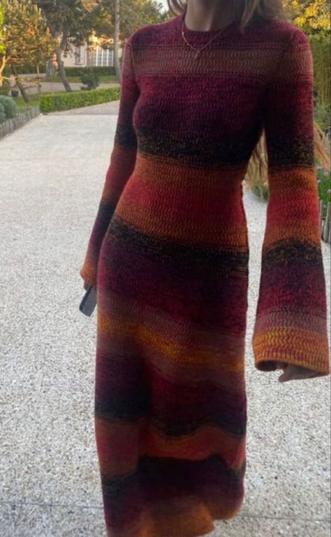 #crochet #ideas #inspiration #instagram #dress Winter Crochet Dress, Crochet Fall Dress, Diy Sweater Dress, Crochet Winter Dress, Crochet Winter Dresses, European Winter, Crochet Sweater Dress, Crochet Idea, Diy Sweater