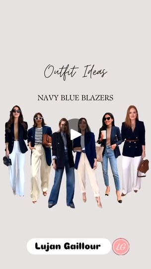 Outfit Casual Con Blazer, John Oates, Daryl Hall, Navy Blue Blazer, Fashion 2024, Outfit Casual, Outfits Casuales, Look Fashion, Blazer