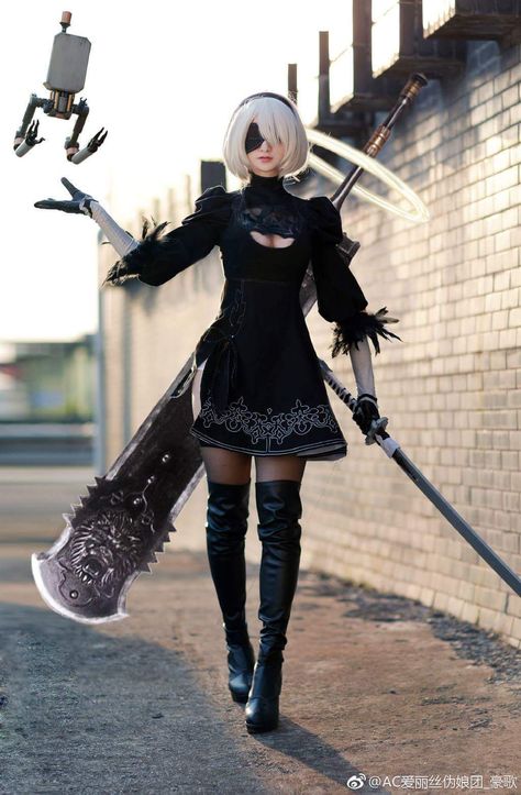 One of the Best 2B Cosplays Was Done by a Guy - The Fanboy SEO Nier Automata Cosplay, 2b Cosplay, Jessica Nigri, Epic Cosplay, Kawaii Cosplay, Nier Automata, Cosplay Characters, Amazing Cosplay, Cute Cosplay