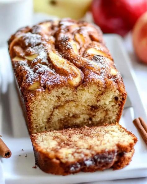 Homemade Apple Cinnamon Swirl Loaf 🍏🍞🍂 This homemade apple cinnamon swirl loaf is the perfect balance of sweet, spicy, and fruity. It’s a healthier take on a classic fall treat that’s perfect for breakfast or a snack! 🍏🍞🍂 Ingredients: - 1 1/2 cups whole wheat flour 🌾 - 1/2 cup almond flour 🌰 - 1/4 cup coconut sugar or maple syrup 🍯 - 1 tsp baking powder 🧪 - 1/2 tsp baking soda 🧪 - 1/2 tsp ground cinnamon 🍎 - 1/4 tsp ground nutmeg 🌰 - 1/4 tsp salt 🧂 - 1/2 cup unsweetened applesauce... Apple Loaf Bread Recipe, Apple Cinnamon Strudel Loaf, Apple Cinnamon Loaf Cake, Cinnamon Swirl Apple Bread, Apple Cinammon Swirl Loaf, Homemade Apple Cinnamon Swirl Loaf, Apple Cinnamon Swirl Loaf, Apple Loaf Recipes, Red Delicious Apple Recipes