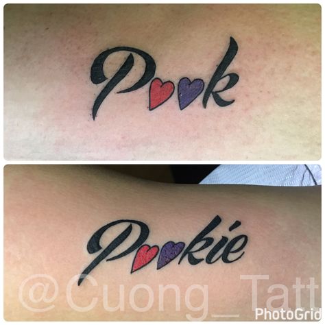 Pookie Tattoo, Best Friend Matching Tattoo, Cat Tattoo Idea, Best Friend Matching, Cat Tattoo Ideas, Cat Tattoos, Leg Tattoo Men, Style Tattoo, Matching Tattoo