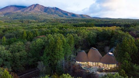 Rural Japan, Japanese Hotel, Community Halls, Hotel Building, Building Roof, Contemporary Cottage, Hospitality Projects, Architecture Photo, Structural Engineering