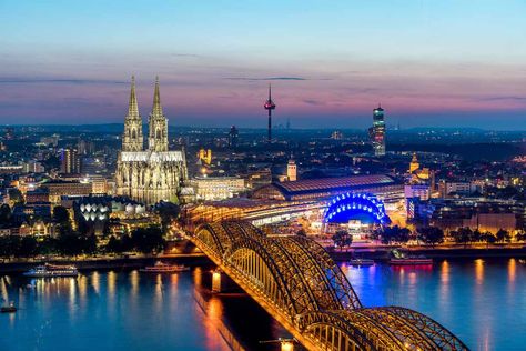 9 Most Beautiful Cities in Germany You'll Want to See Baden Germany, European Palace, Nuremberg Germany, Cities In Germany, Heart Of Europe, Beautiful Cities, City Night, Beautiful Castles, Panoramic View