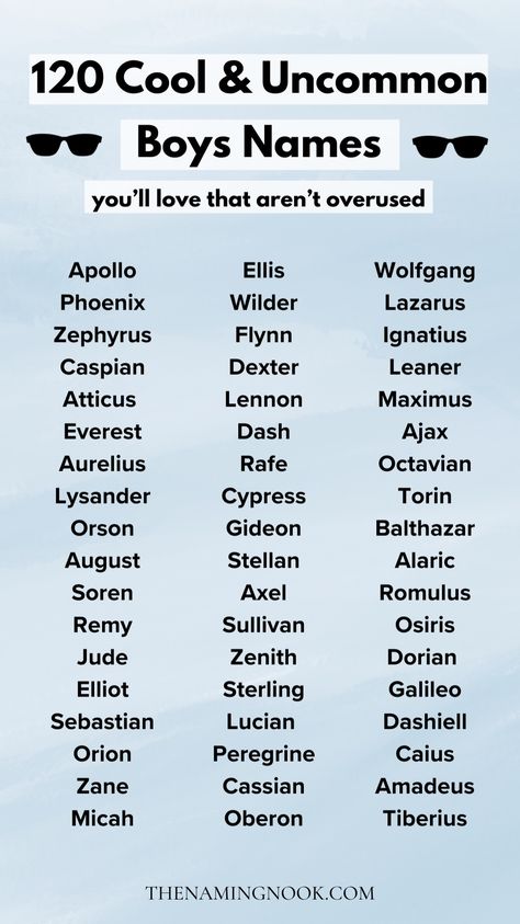 Boy Name List, Traditional Baby Girl Names, Unusual Boy Names, Uncommon Boy Names, Boy Names Unique, Baby Boy Name List, Sims Names, Old Fashioned Baby Names, Vintage Baby Names