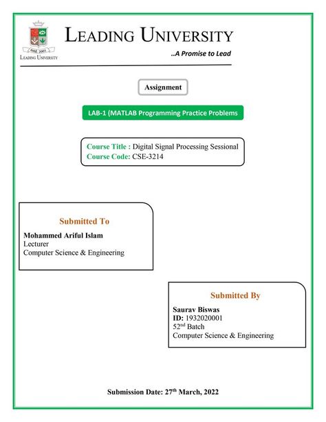 Assignment Cover Page Assignment Cover Page, Biochemistry Notes, Computer Science Engineering, Digital Signal Processing, Student Organization, Cover Page, Phone Wallpaper Images, Biochemistry, Cover Pages