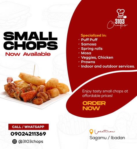 Small Chops Flyer Design, Flyer Design Background, Small Chops, Design Flyers, Banner Designs, Creative Advertising Design, Graphic Design Flyer, Life Map, Flyer And Poster Design