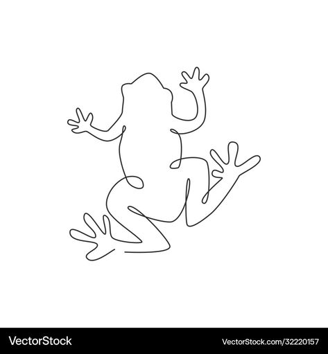 Wire Frog, Draw Vector, Cricut Stencils, Plant Stakes, Knitted Wire, Logo Identity, Single Line Drawing, Animal Icon, Continuous Line Drawing