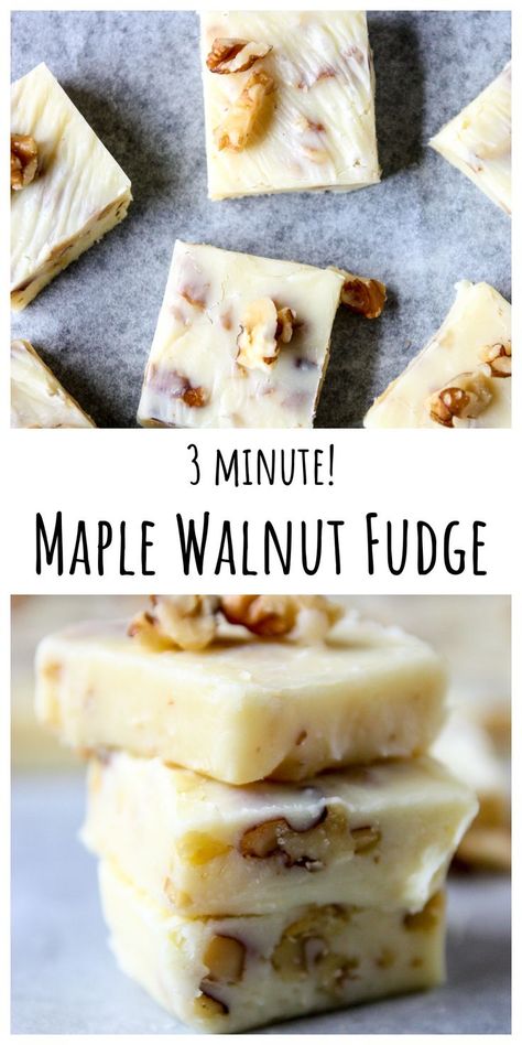 Pieces of maple walnut fudge on a tray. Almond Butter Fudge 3 Ingredients, Easy Maple Fudge Recipe 3 Ingredients, Maple Fudge Easy, Home Made Fudge Recipe, Condensed Milk Recipes Easy 3 Ingredients, Maple Truffles, Easy Fudge Recipe 3 Ingredients, Microwave Fudge Recipes, 3 Minute Fudge