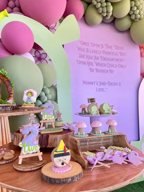 Shrek And Fiona Birthday Party Ideas, Fiona Birthday Party, Shrek Baby Shower Ideas, Shrek Baby, Shrek Birthday Party, Shrek Birthday, Shrek Cake, Shrek Party