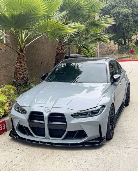 If you like the BMW 3-series, you'll likely love the M3. The hot-rodded 3er has a long history of providing pulse-pounding performance and strain-your-neck-muscles handling—and the 2025 model is no different. A brilliant twin-turbo inline-six pounds out as much as 523 horsepower and can snap off a 2.8-second 60 mph time. With its sportiest drive mode settings activated, the M3 can carve up canyon roads for hours without breaking a sweat—although its driver is sure to feel the burn. A sweet six-s Bmw M3 G80 Competition, Bmw M3 Competition, Bmw G80 M3, M3 Competition, Bmw G80, G80 M3, Bmw M Series, Luxury Car Garage, Bmw E60