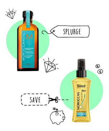 Hydrating Hair Oil That Smells Amazing. Suave Professional Moroccan Infusion Styling Oil.  $7.29. Smell is like the Moroccanoil, but better ~ ~ sweeter, muskier.  Color, texture & ingredients very similar, but Suave is slightly less greasy. Hair Goals Long, Drugstore Hair Products, Best Hair Care Products, Bouncy Hair, Curly Hair Photos, Volumizing Shampoo, Hydrate Hair, Best Mascara, Shot Hair Styles