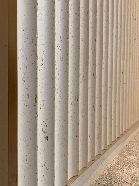 Luxury concrete décor for the Marsan restaurant | Concrete LCDA Concrete Wall Design, Parisian Restaurant, Concrete Bar, Concrete Wall Panels, Pattern Concrete, Decoration Beton, Concrete Interiors, Wall Texture Design, Jw Marriott