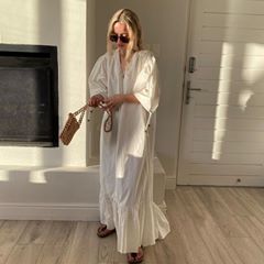 Woman&Délice (@woman_delice) • Instagram photos and videos Chic Summer Style, Maxi Dress White, Fitted Maxi Dress, Effortless Outfit, Looks Party, Summer Fashion Trends, Fashion Weeks, Dresses By Length, White Dresses