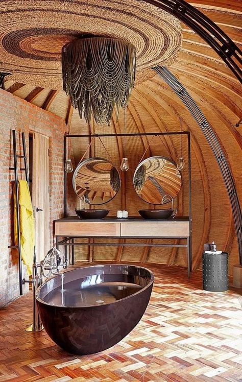 Safari Bathroom, Rwanda Africa, Lodge Ideas, Luxury Safari Lodge, African Interior Design, Lodge Design, African House, African Interior, Safari Decorations