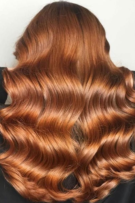 Rock it like a redhead with this sun-kissed ginger waves! Take care of your clients’ red hair with Vitamino Color! Regram @davidhalsall (Instagram) Hollywood Waves Red Hair, Redish Brown Hair, Hair Shadow, Red Hair Inspo, Haircare Routine, Formal Hair, Hollywood Waves, Brand Shoot, Curl Styles