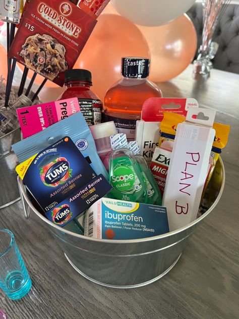 Hangover Gift Basket, Hangover Basket Ideas, Hangover Basket 21st Birthday, 21st Birthday Baskets For Her, 21 Hangover Kit 21st Birthday, 21st Bday Basket, Hangover Basket, 21 Birthday Basket For Her, 21st Birthday Gift Baskets For Her