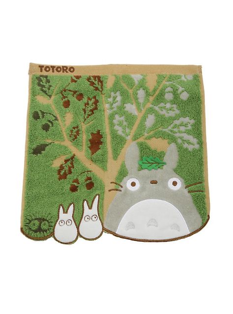 Studio Ghibli My Neighbor Totoro Acorn Tree Mini Towel, My Neighbor Totoro Characters, Totoro Nursery, Totoro Characters, Acorn Tree, White Totoro, Totoro Pattern, Soft Belly, Totoro Plush, Studio Ghibli Characters