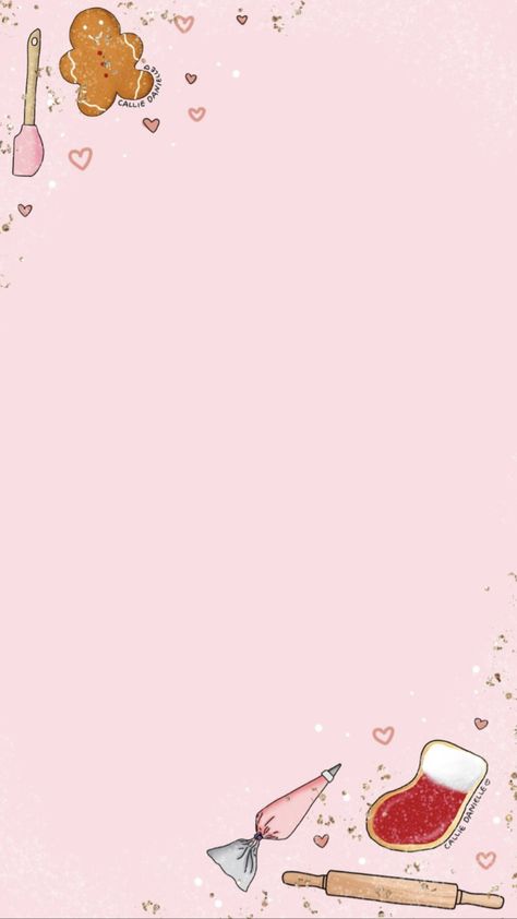 Baking Wallpaper Backgrounds Aesthetic, Pastel Pink Christmas Aesthetic Wallpaper, Baking Wallpaper, Welcome Back Elf, Easy Thanksgiving Table Decor, Callie Danielle, Elf Return, Table Decor Thanksgiving, Fireplace Tv Wall Decor