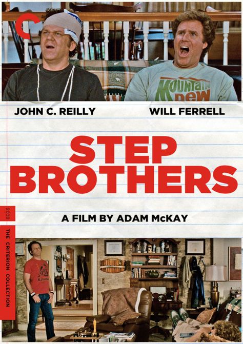 Step Brothers (2008) Will Ferrell Step Brothers, The Criterion Collection, Will Ferrell, Fantasy Collection, Dvd Covers, Step Brothers, Funny Movies, Great Movies, Your Voice